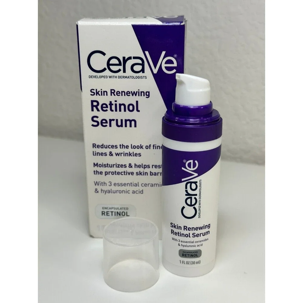 CeraVe Skin Renewing Retinol Serum 1oz New In Box Fine Lines Wrinkles Vitamin A